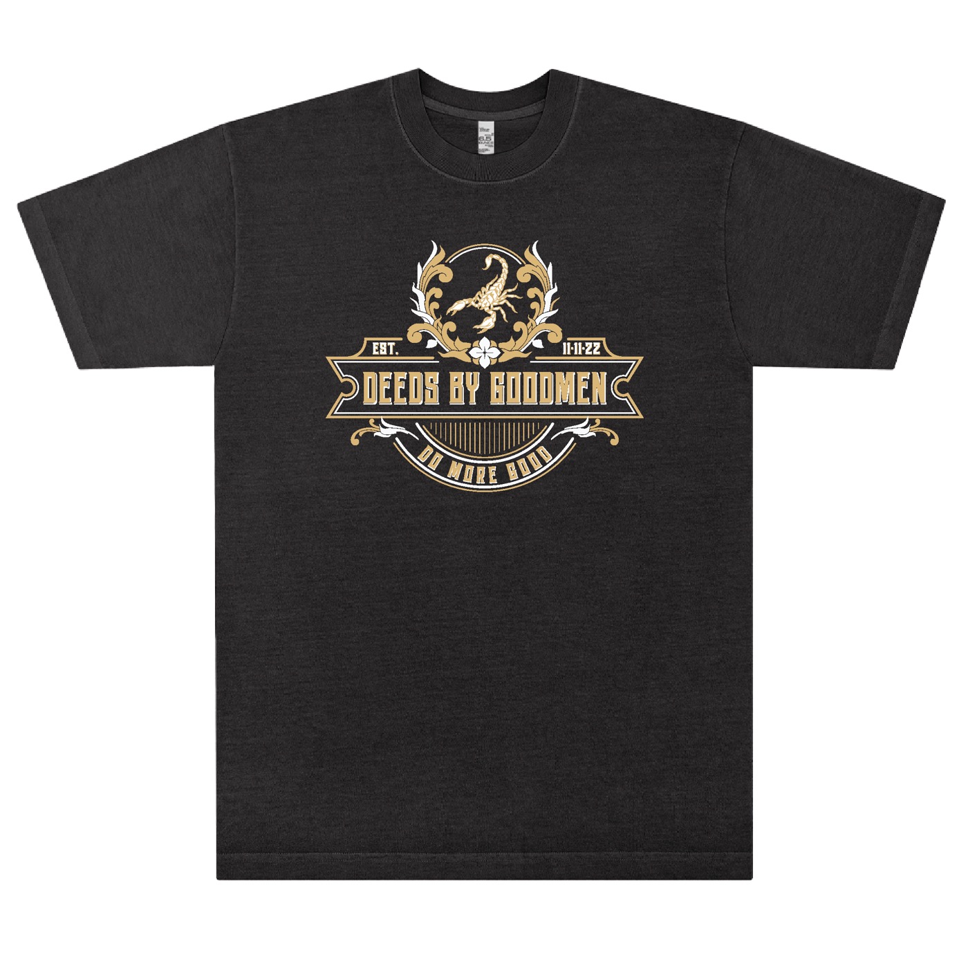 SHARP TO THE TOUCH - VINTAGE BLACK TEE